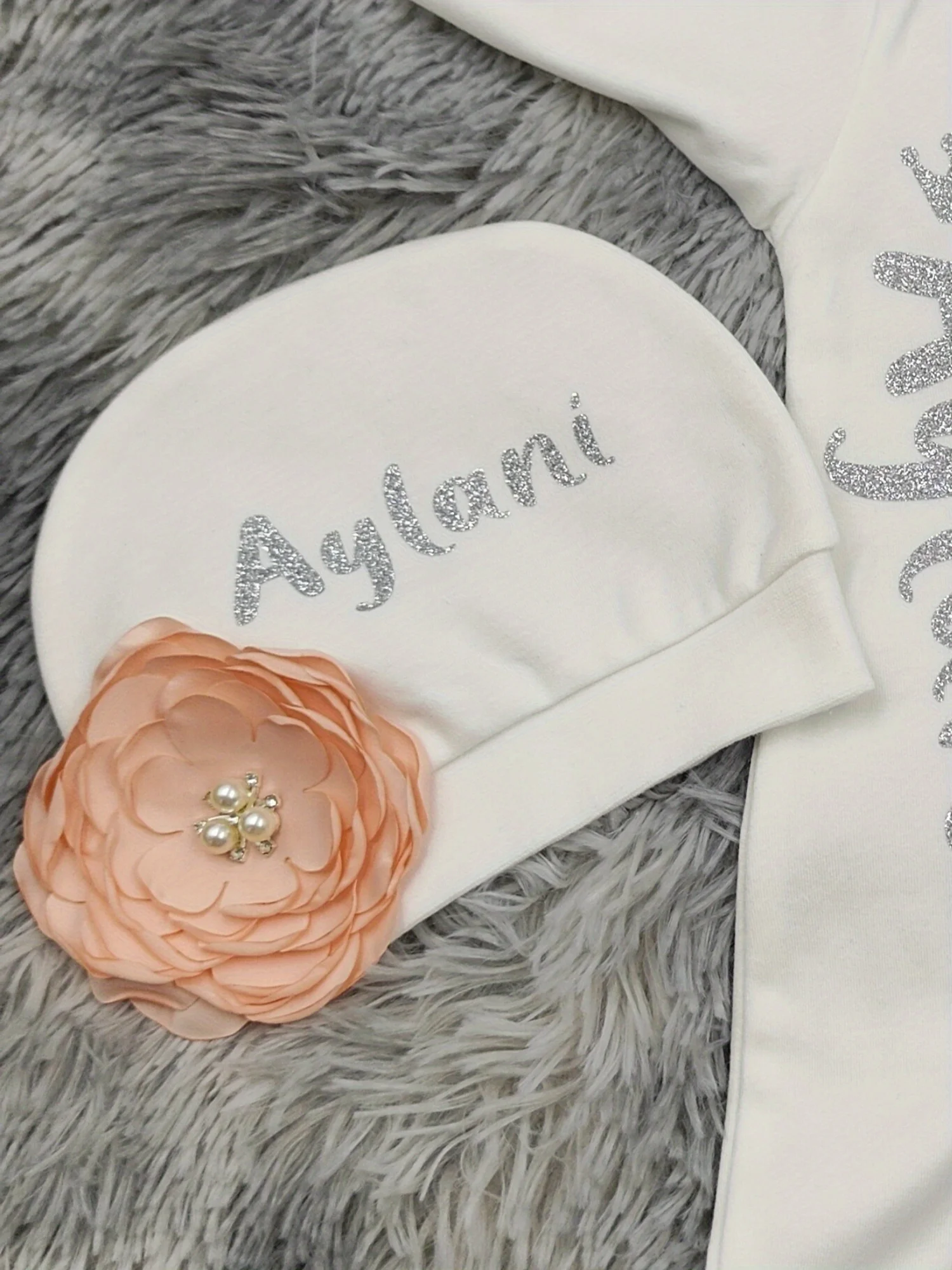 زهرة الباستيل الوردية من الشرق الأوسط اسم مخصص عطلة التخصيص الحصري سوبر جو حالمة مجموعة تألق