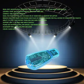 1Pcs Nieuwe Usb Sim Kaartlezer Simkaart Writer/Kopiëren/Cloner/Backup C3q9 Gsm Wcdma Reader W0d2 cellphone Cdma I3r8