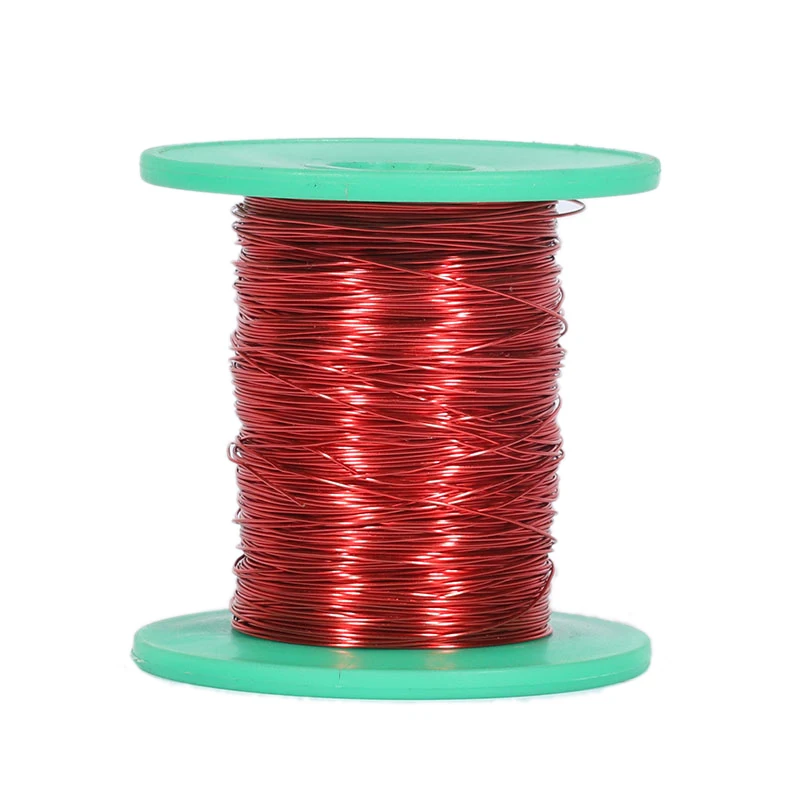 0.5-2.0mm High Purity Oxygen-Free Copper QA Enameled Inductance Wire for Audio Amplifier Speaker Crossover Inductor 500g/Pcs