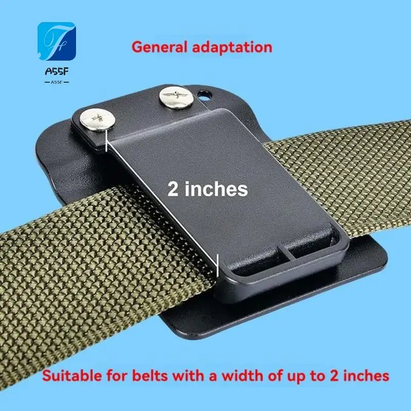 A55F-Drill Belt Clip/Hammer Clip Set Clip-On Tool Base For Cordless Drills, Impact Drills, Tape Measures, And Hammers