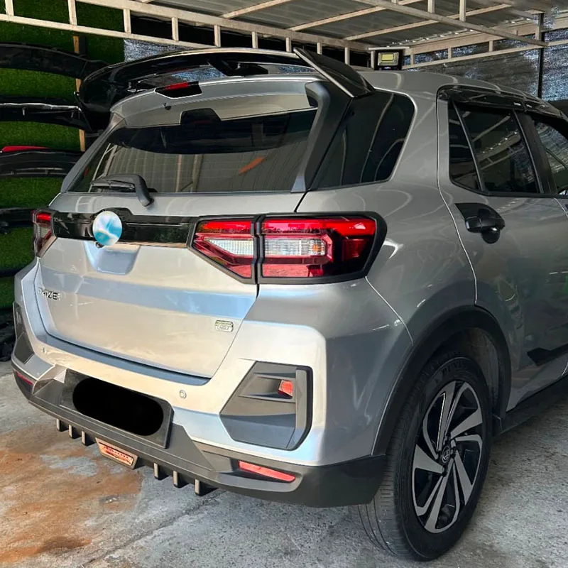 For Toyota Raize Hatchback 2019-2026 Year Roof GT Spoiler WINGS ABS Material Rear Tail Lip Accessories Body Kit