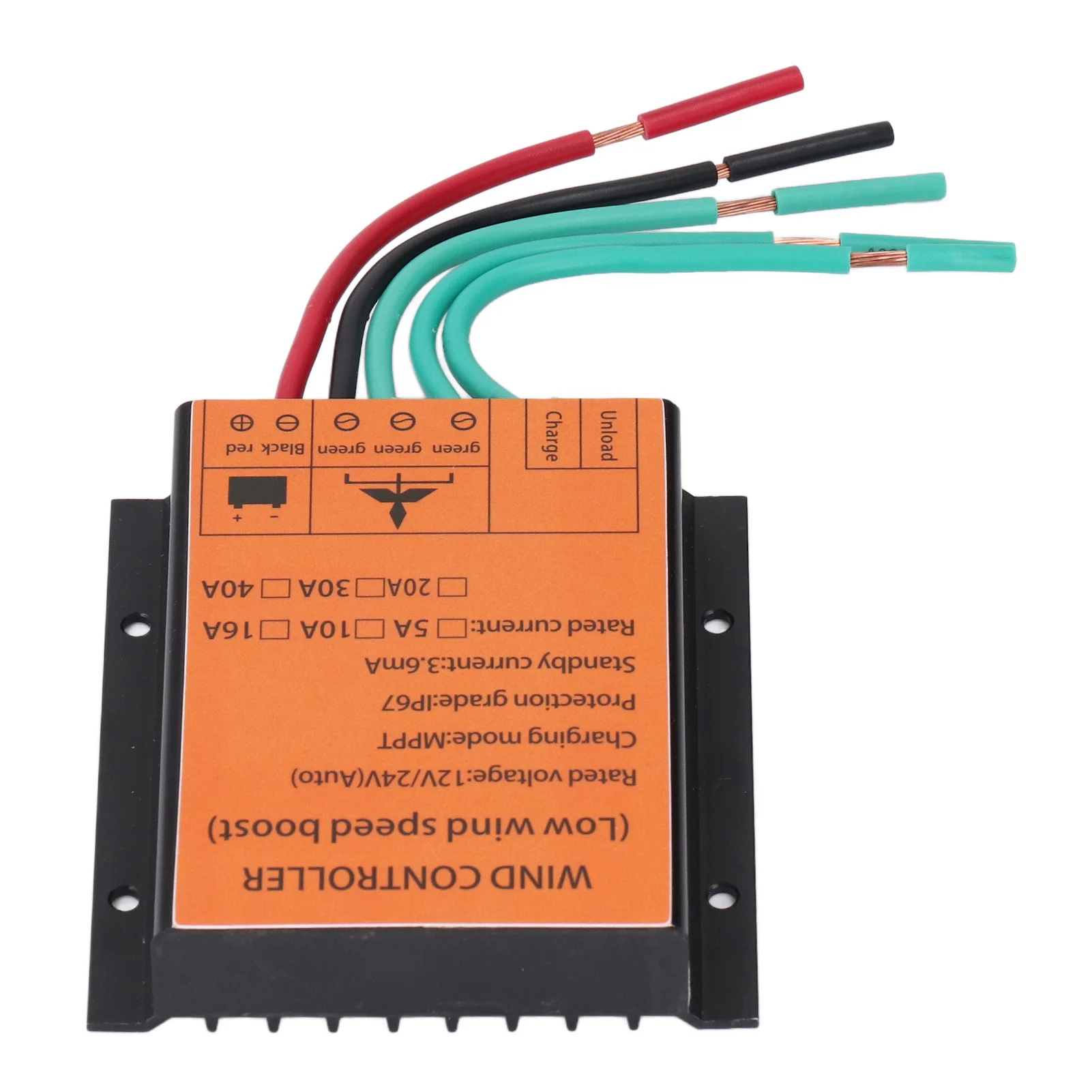 ZK30 12V 24V Wind Turbine Controller 300W‑1000W Step Up Type MPPT PWM Wind Charge Controller 16A