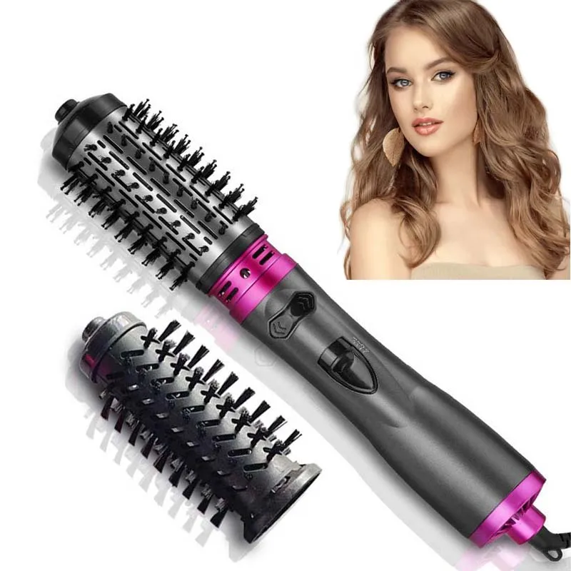 

Многофункциональная автоматическая выпрямляющая щетка для волос с быстрым нагревом, утюжок для волнистых волос 3 в 1, инструмент для выпрямления и завивки волос в один шаг