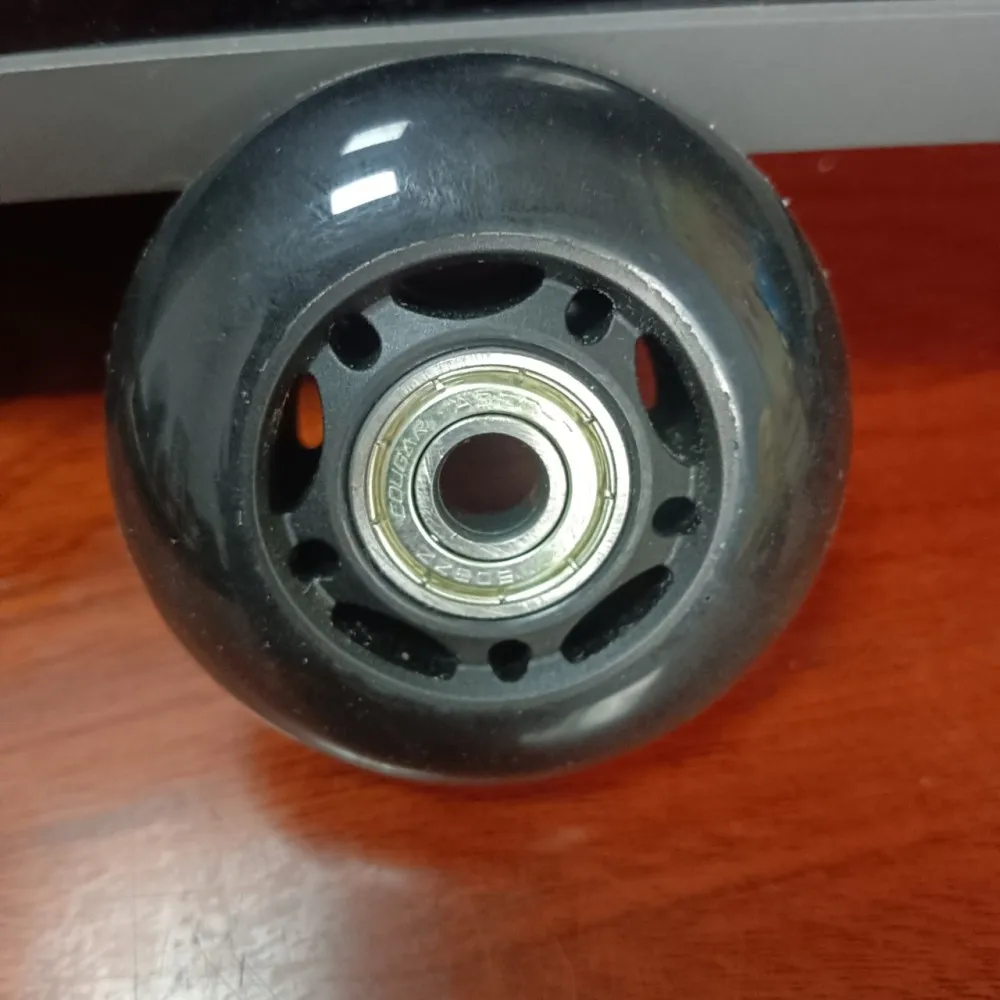 64mm Inline Skate Wheels Replacement Durable Pu Roller Blades Tires High Rebound Quiet Sliding Parts For Adult Kids