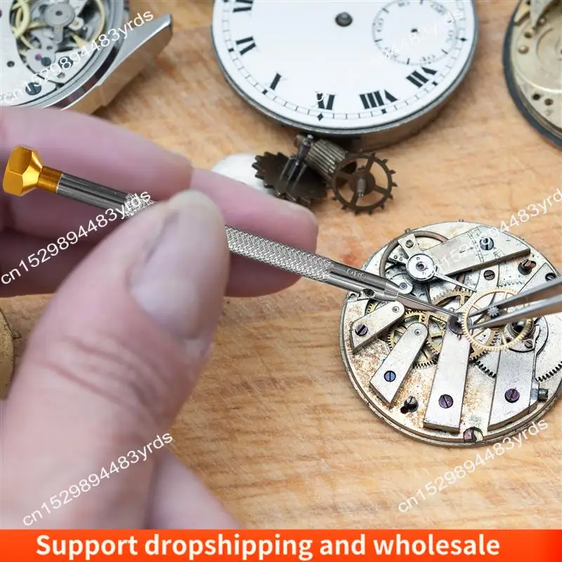 

AA86 5Pcs/Set 0.8-1.6Mm Steel Screwdriver For Watch Repairing Portable Watch Tools Band Removal With Pins Watchmaker Tools