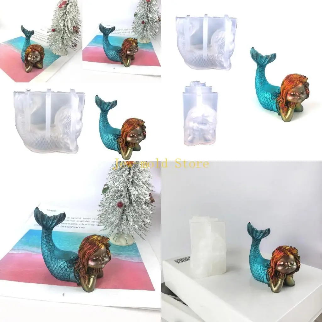 

C71B красивая девочка орнамент Силиконовая плесень