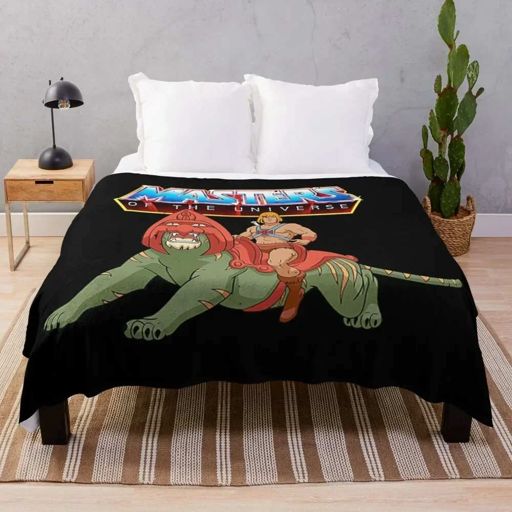 

He-Man and Battle Cat Throw Blanket For Sofa Thin christmas decoration Bed Blankets