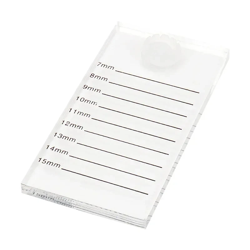 

100Pcs Acrylic Double-sided Scale Eyelash Board Grafting Eyelash Scale Plate Showcase Eyelashes Tool