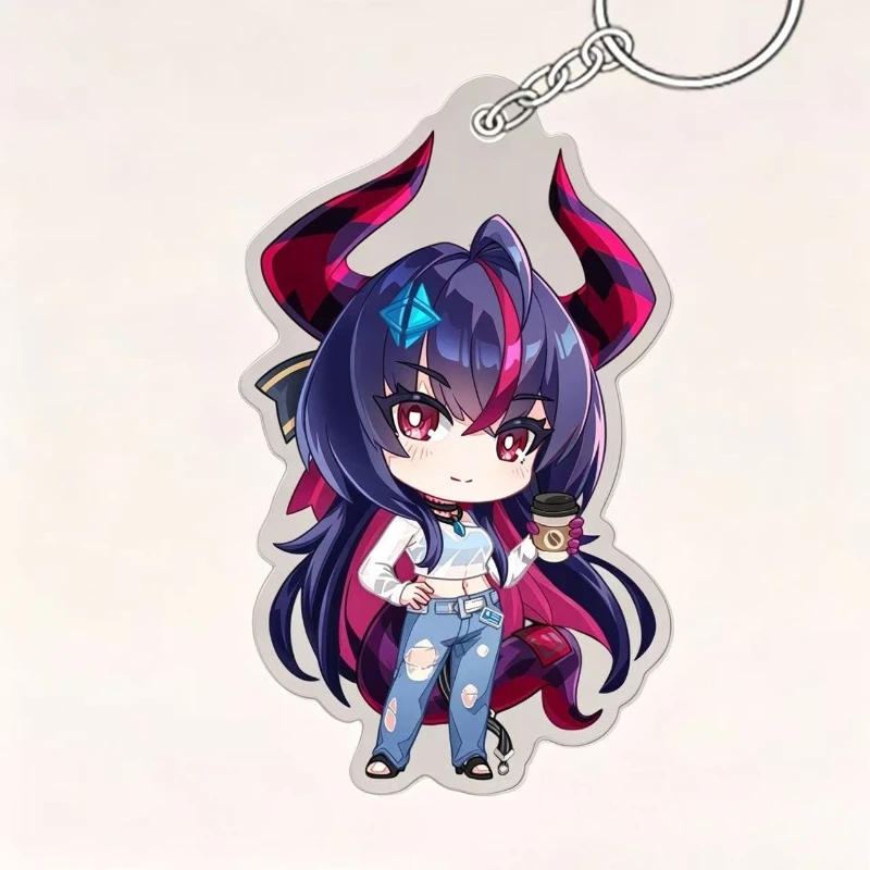 Neverness To Everness Game Q-version Cute Acrylic Keychain Lacrimosa Mint Chiz Shinku Backpack DecorationAcrylic Pendant Gift