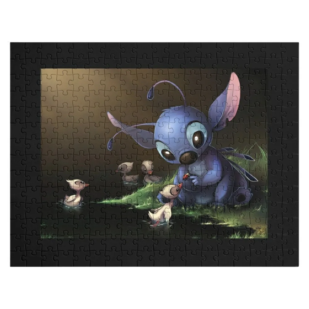 

kindness animal blue Jigsaw Puzzle Name Puzzle Wooden Toy Personalized Gift Ideas