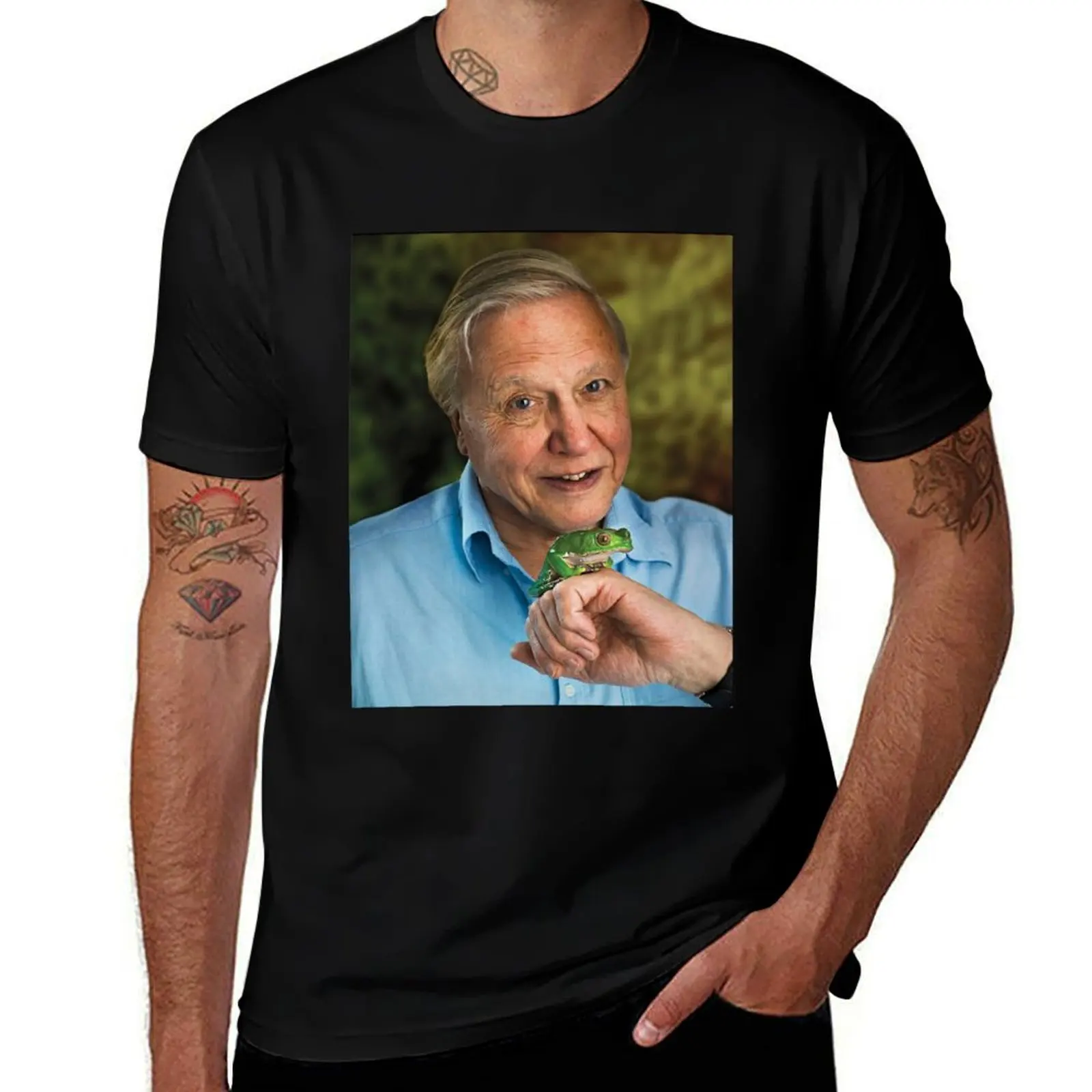 

David Attenborough All Over T-Shirt sublime new edition anime t shirts customizeds mens t shirt