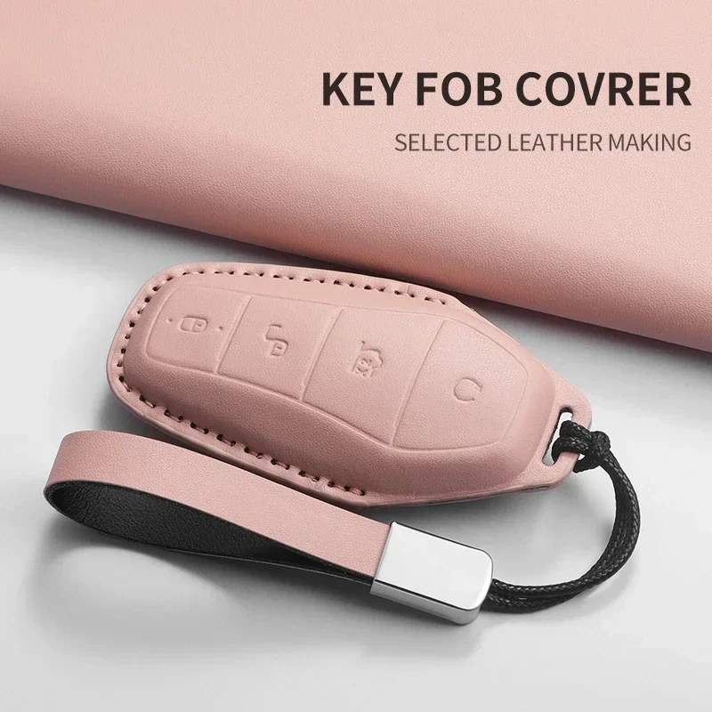 

Car Remote Key Case Cover Shell For BYD Song Plus Atto 3 Han EV Tang DM Qin Seal Dolphin Keyless Auto Key Fob Car Accessories