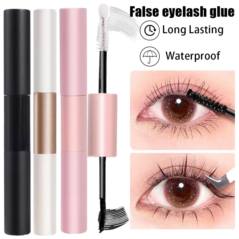 Waterproof Eyelash Glue Lash Bond and Seal Long Lasting Clusters Lash Glue for DIY Eyelash Extensions Makeup Fast Drying Sealer