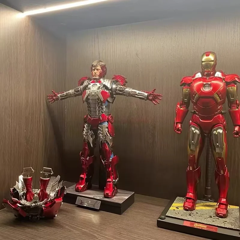 Hottoys Marvel 1/6th Mms599 Iron Man 2 Tony Stark Mk5 Ht Original Marvel Anime Action Figures Collectible Model Toys Gifts