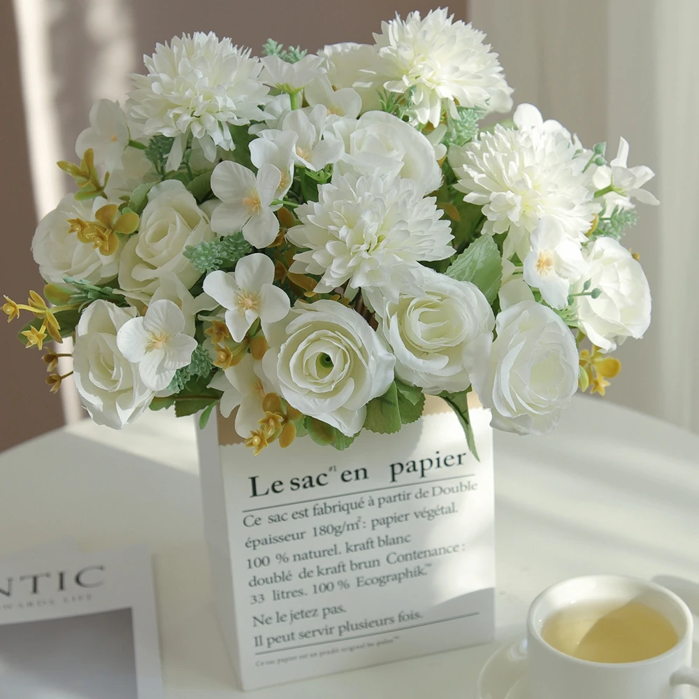 1/5PCS Artificial Flower Silk - Tablet Accessories Gifts 评论和价格