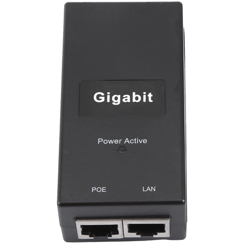 

Gigabit POE Injector 10/100/1000Mbps/1G/2G Compatible IEEE802.3Af/At Passive Power Supply For POE Device