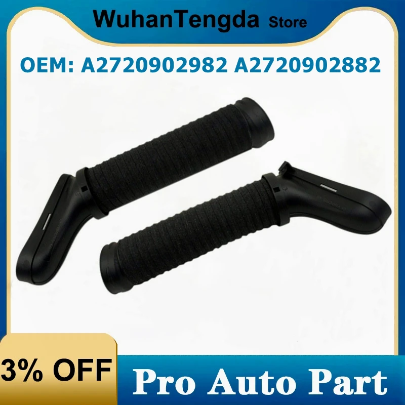 

1Pair Air Intake Hose 2720902882 2720902982 for Mercedes Benz GLK 350 4MATIC A2720902982 A2720902882