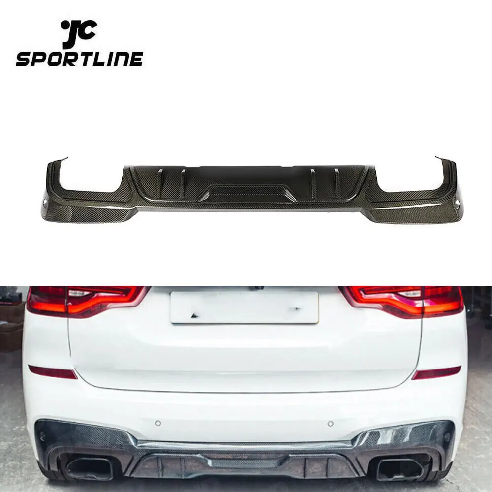 

X3 G01 Carbon Fiber Car Rear Diffuser Lip For BMW X3 Sport 4-Door M Sport 2018-2019