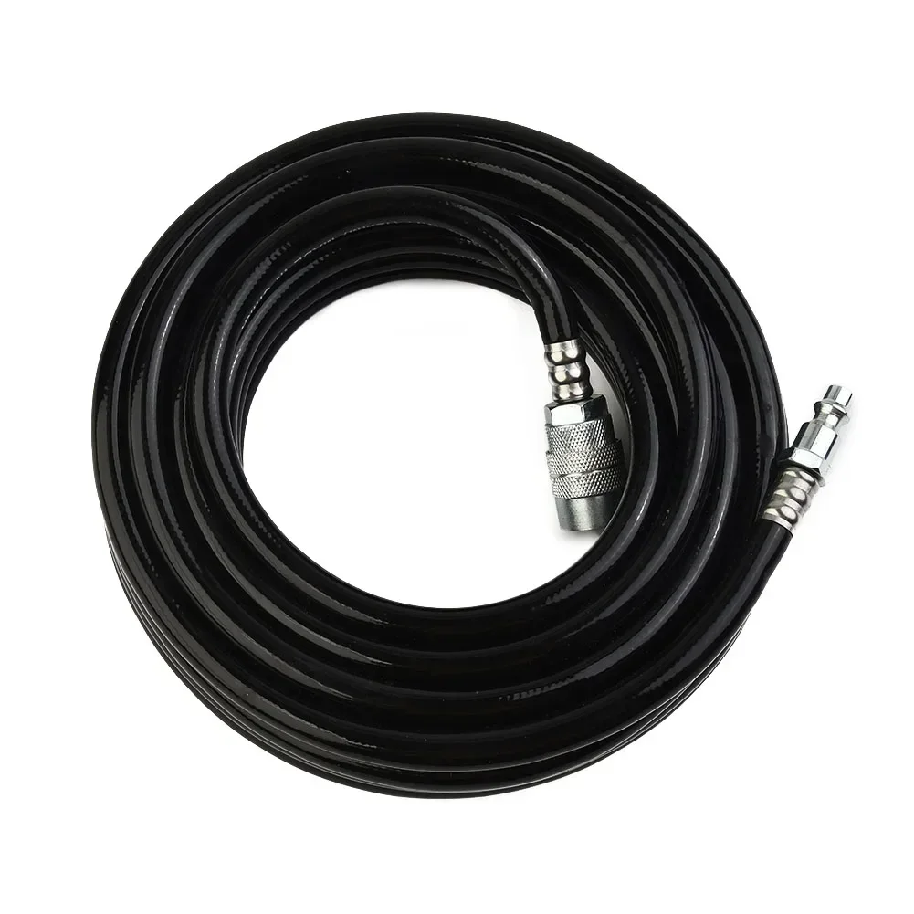 Air Compressor Hose 24.6ft PVC Pneumatic Air Compressor Pipe W  Quick Connect For Air Compressor Pumps Pneumatic Tool