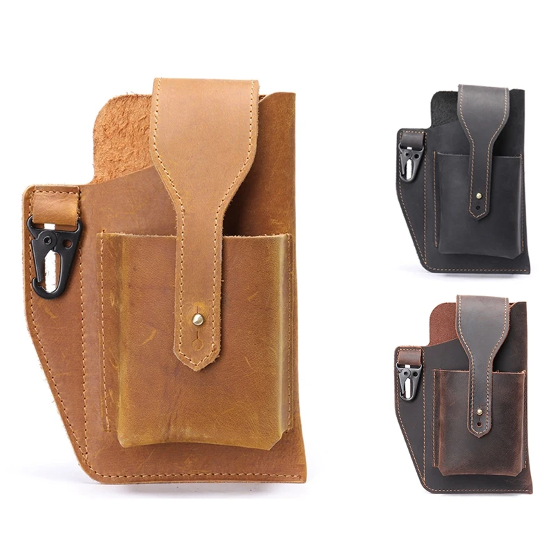 

Double-Layer Mobile Phone Pockets Can Wear Belt Phone Pockets Hanging Tool Bag Men's Outdoor Sports Pockets