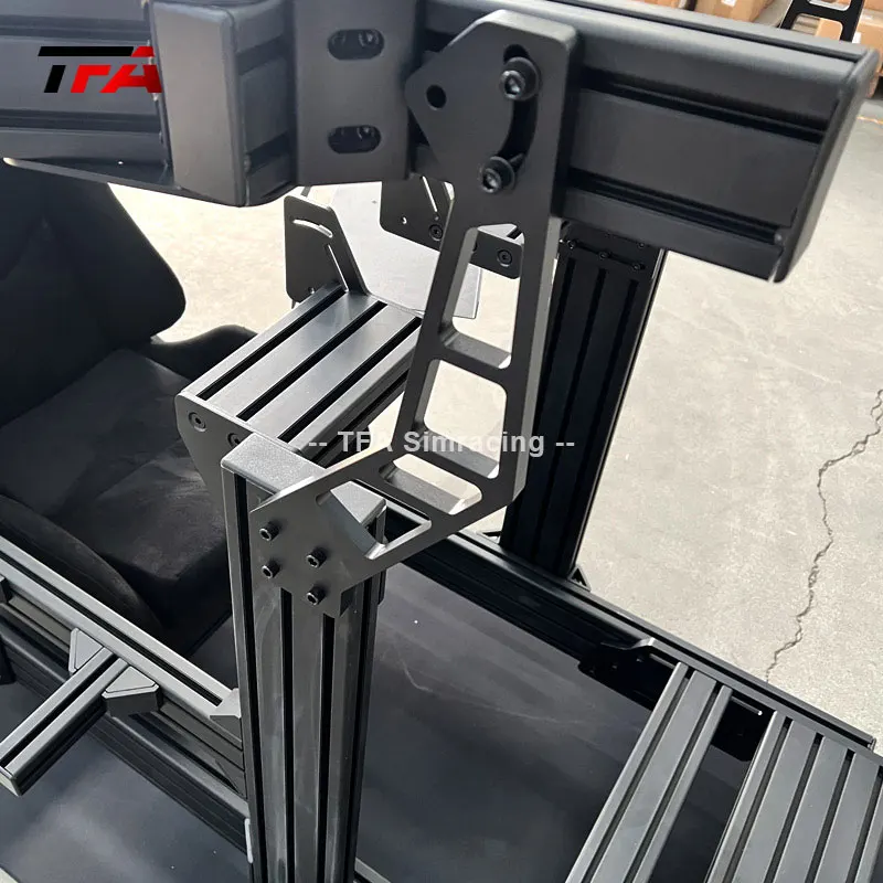 Profil Aluminiowy 4080 40120 Gra DIY Bezpośredni Napęd Symulator Wyścigowy Cockpit Siedzenie Hamulec Ręczny Stelaż do Symulatora Wyścigów