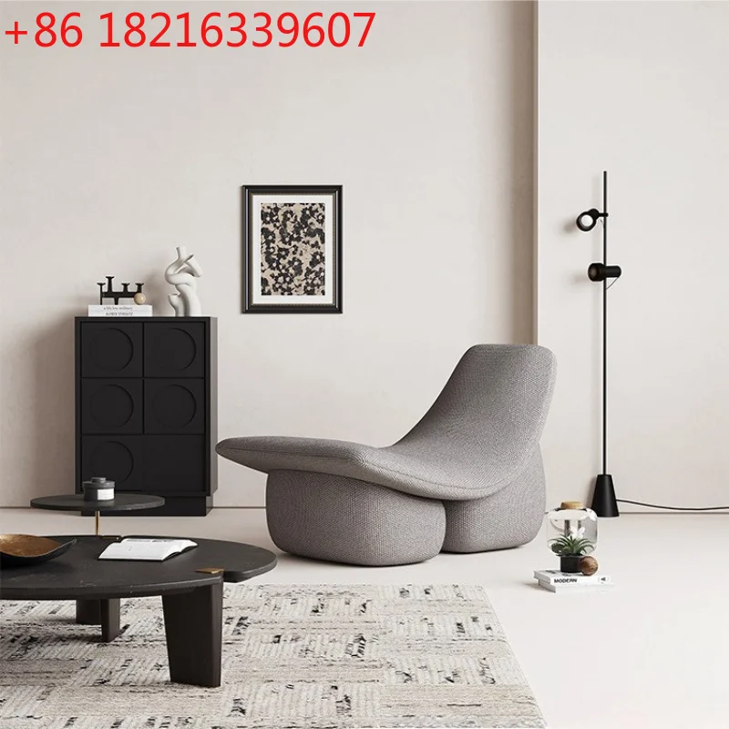 YAO Creative Leisure Designer Lounge Chair, Modern Single Sofa Chair, Living Room, Homestay Hotel, Can Recline on Lazy Sofa