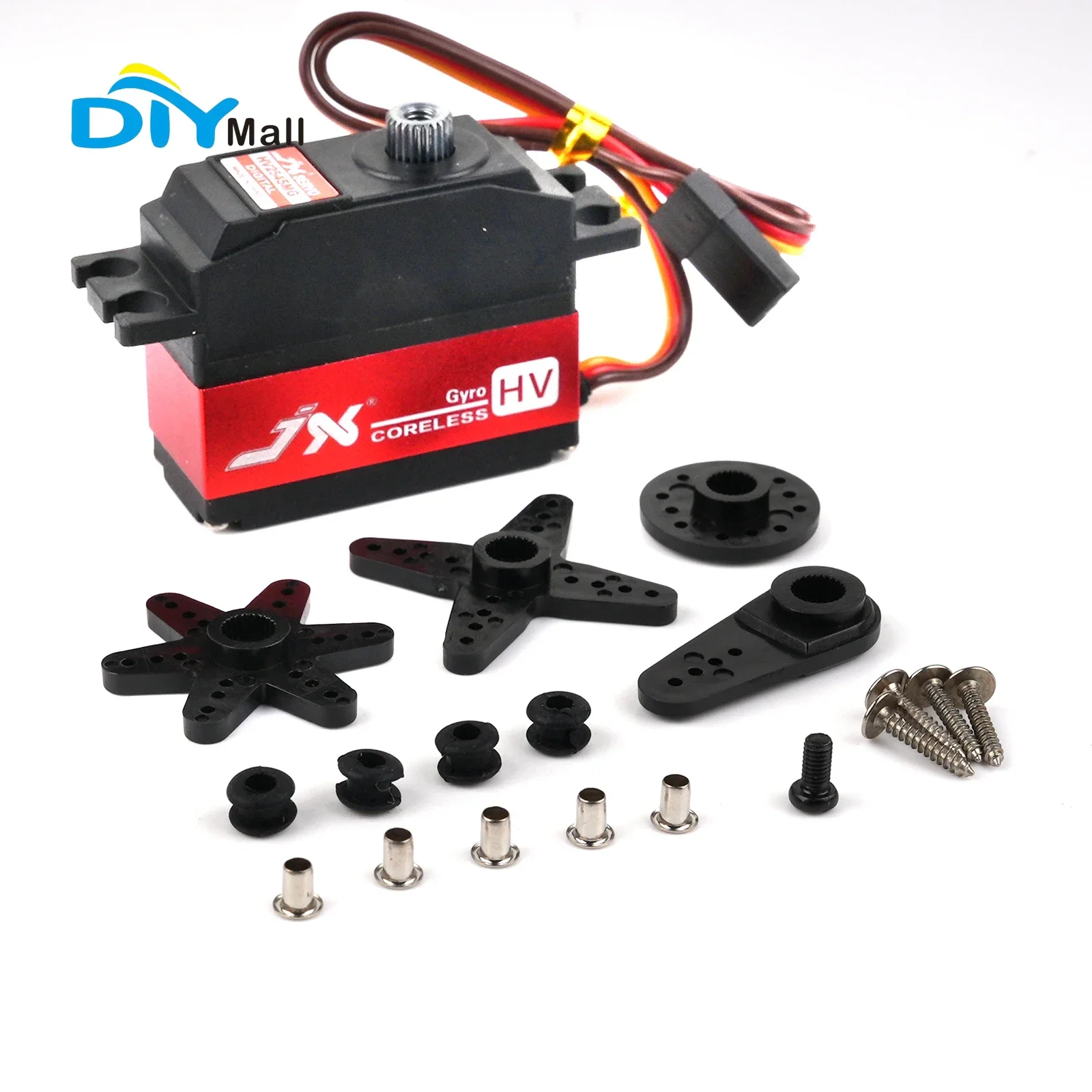JX PDI-HV2545MG 4.5kg.cm Digital Coreless Servo 120 Degree Metal Gear High Torque for RC Helicopter Fixed Wing Car
