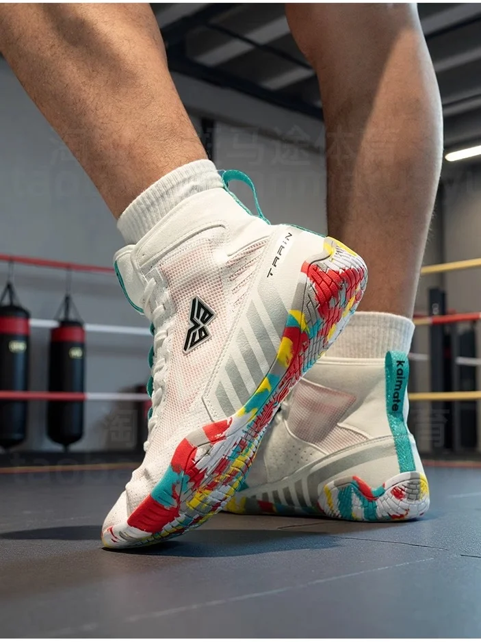 Professional gym wear-resistant non-slip training sports shoes boxing wrestling fighting shoes multifunctional sports shoes