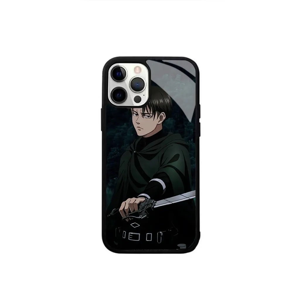 Levi Ackerman Attack On Titan Phone Case Magsafe Wireless Charging Cases For IPhone 16 15 13 12 11 14 Pro Max Mini 8 Plus XS X X