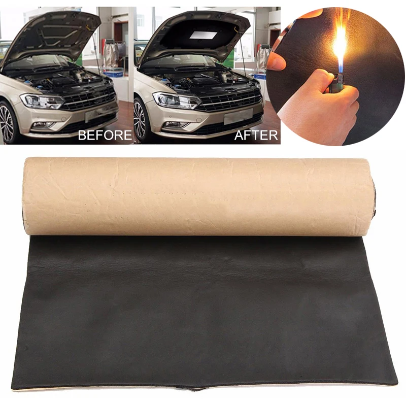 1pc 50x300cm Self-adhesive Sound Insulation Mat Car Floor Pad Foam Sponge