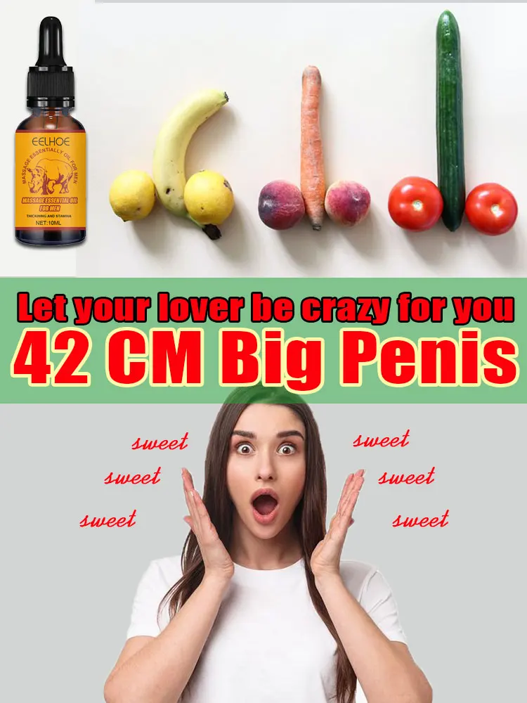 Men's Big Dick Thickening Growth Pure Natural Massage Sex Essential Oils Sexy Orgasm Delay Male Cock Erection Enhance Products