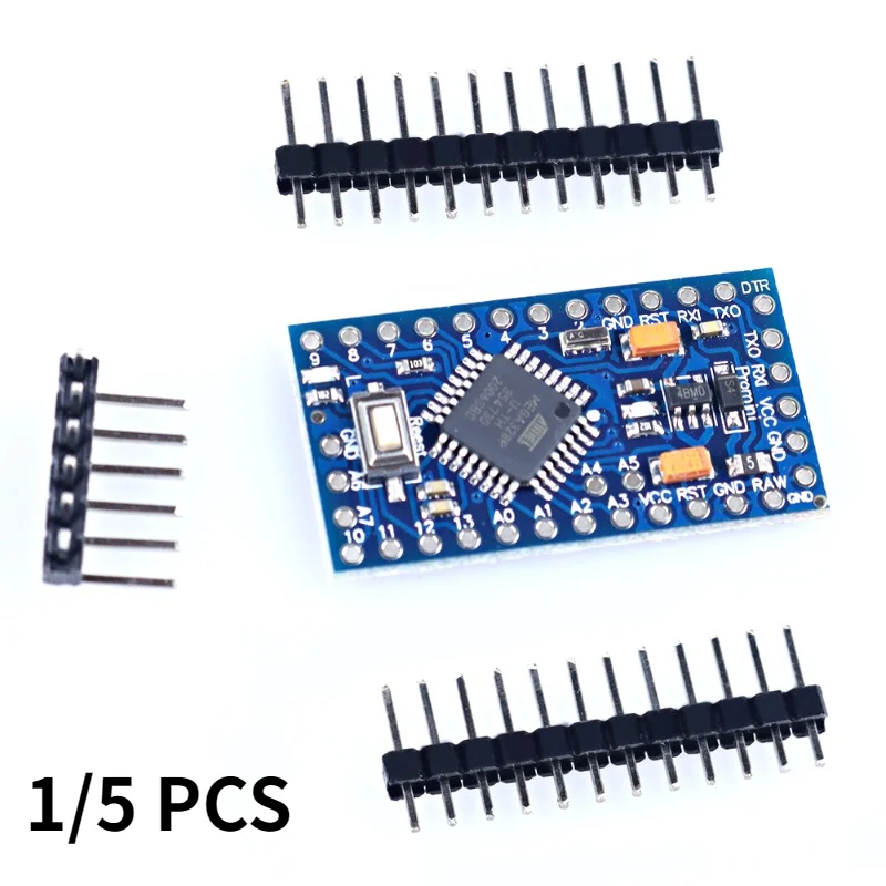 1/5PCS ATMEGA328P Pro Mini 328 Mini ATMEGA328 5V 16MHz 3.3V 8MHz Module for Arduino Development Board CH340G