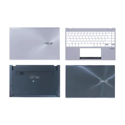 Laptop per ASUS Zenbook LCD Cover posteriore 13 UX325 UX325A UX325J UX325E U3700J Palmrest Bottom Case Sliver Cyan Notebook Shell