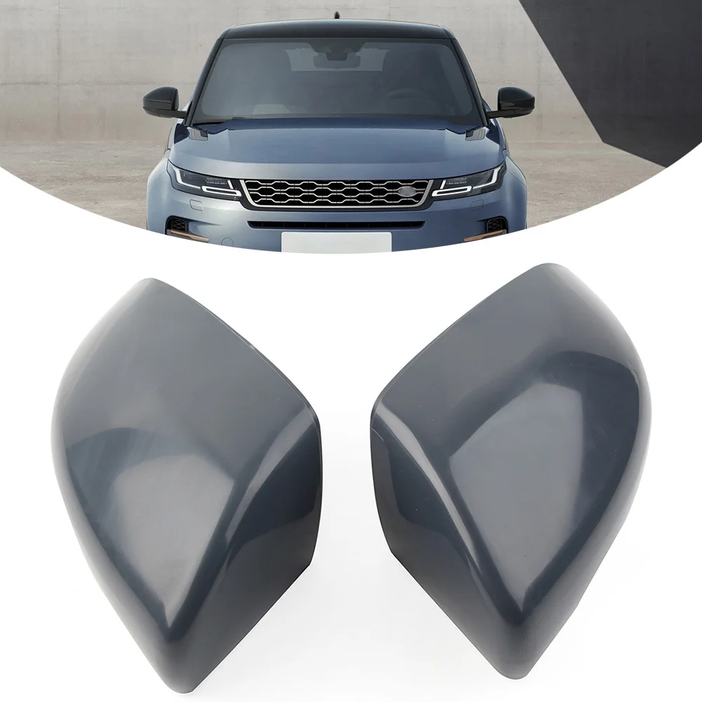 

2Pcs Car Rearview Side Mirror Cover Cap Unpainted Accessories For Land Rover Range Rover Evoque L538 2011 2012 2013 2014