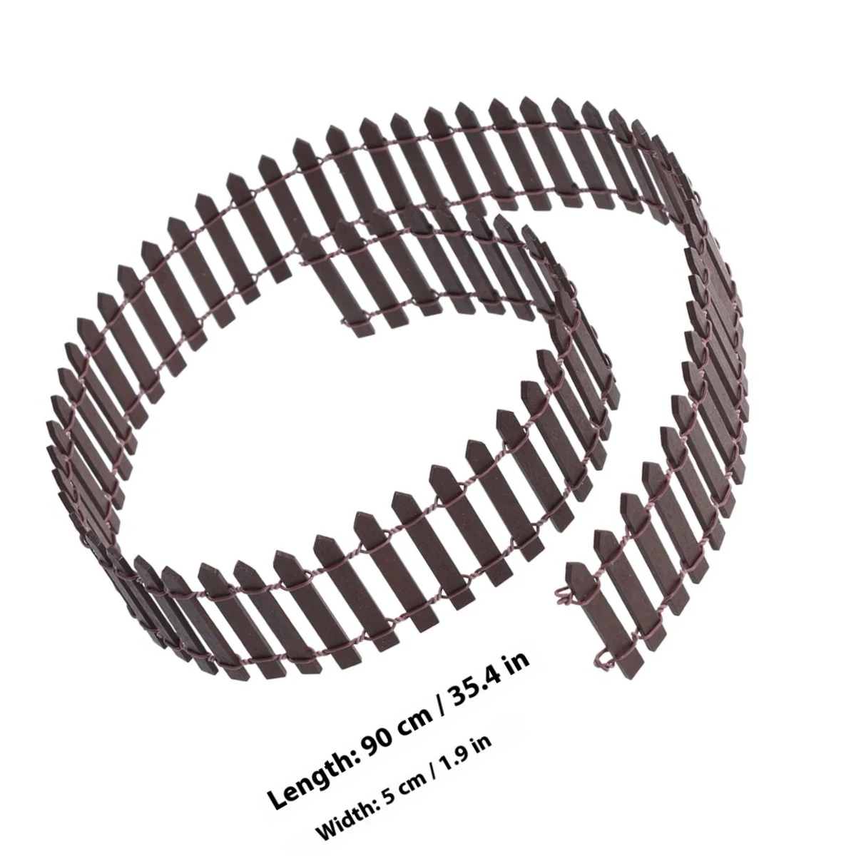 سياج صغير خشبي شكل واقعي لحديقة الجنية بونساي تررم الديكور مصغرة اكسسوارات المنزل المناظر الطبيعية لتقوم بها بنفسك