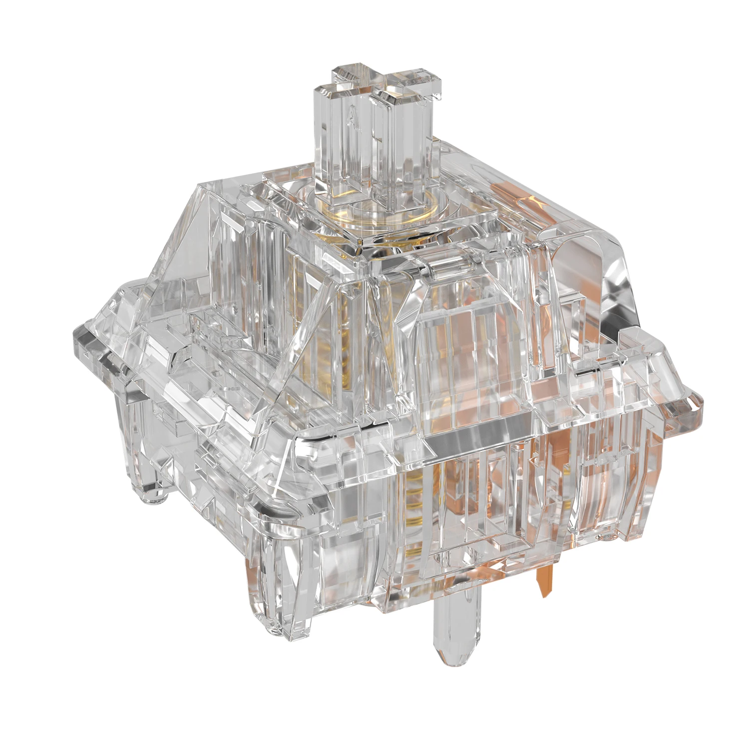Everglide EG Aqua King V3 Water King Linear Switch 5pin RGB 37g 55g 62g 67g MX Switches For Mechanical Keyboard Clear Body GMK67