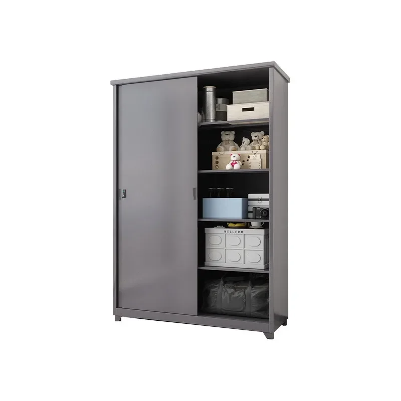 Rain and sun protection balcony storage cabinet multi-functional courtyard villa mop debris cleaning cabinet