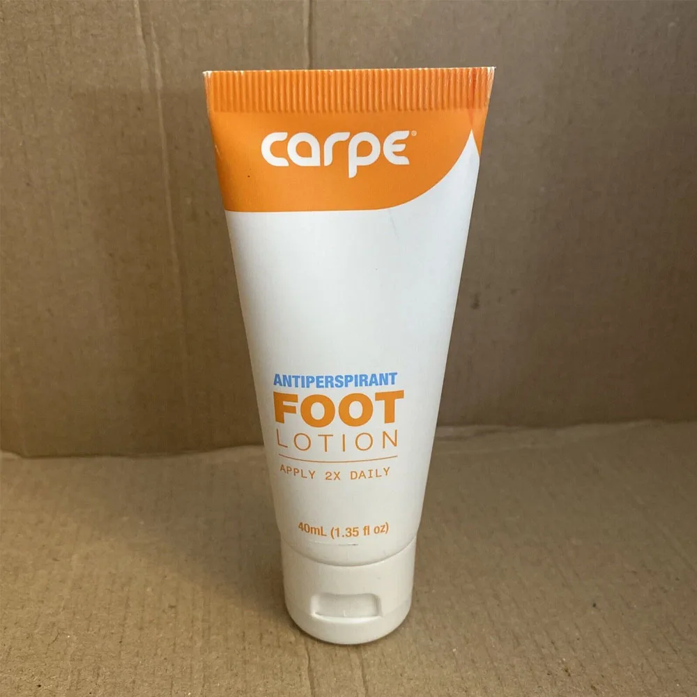 Carpe Foot Or Hand Lotion Reduces Sweat Hyperhidrosis Anti-sweat Remove Odor Drying Smooth Comfort Sensitive skin