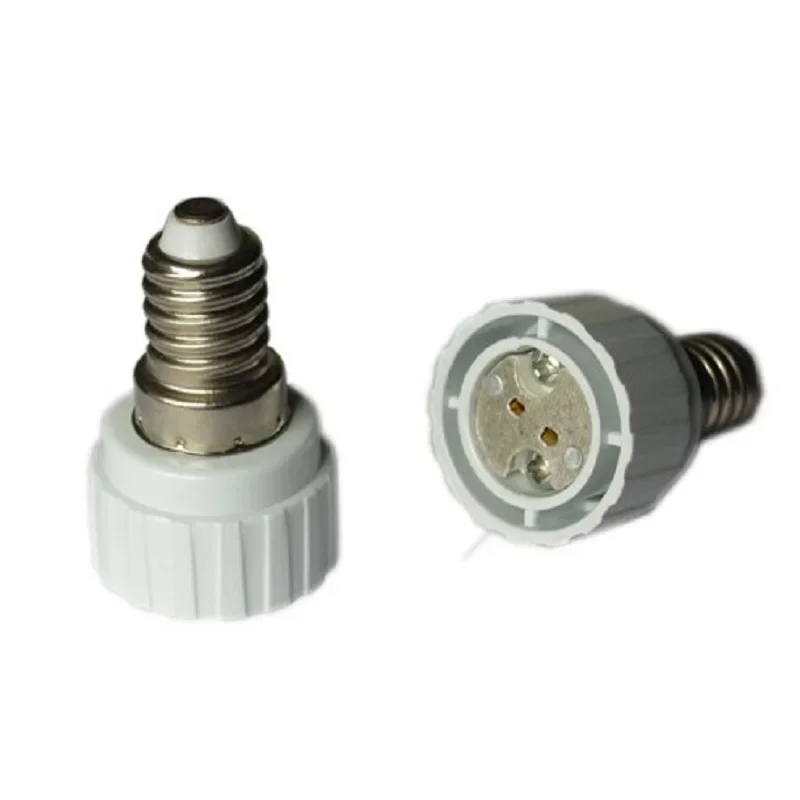 20pcs LED lighting ceramic lamp holder converter E14 to MR16 Conversion screw socket