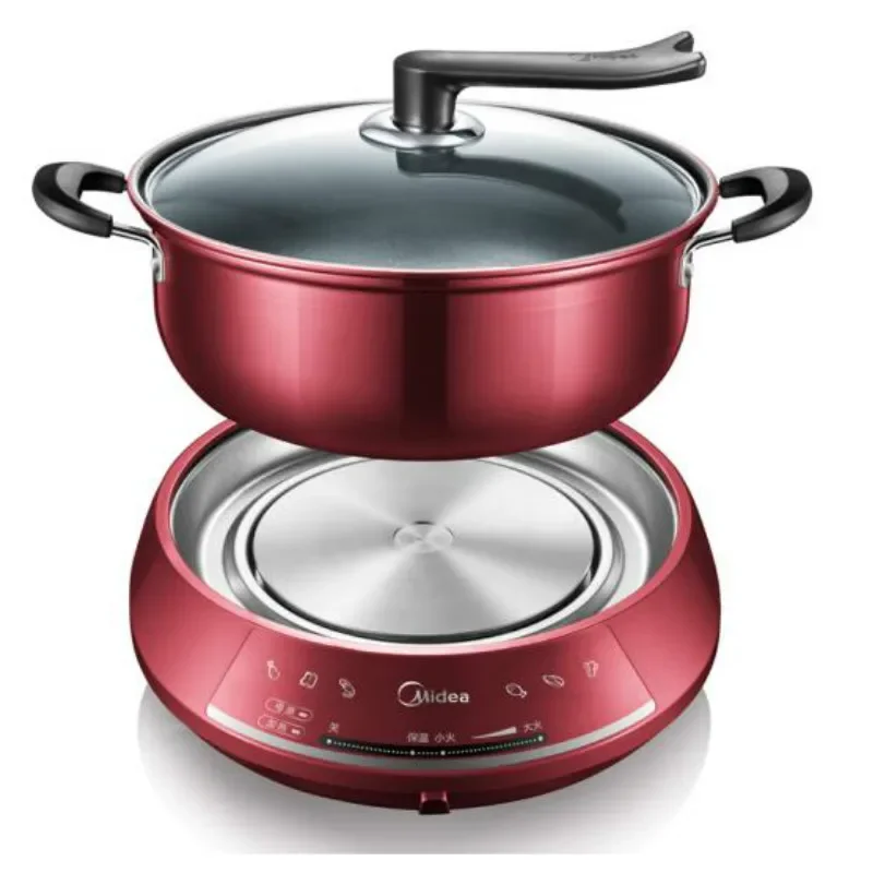 ميديا-طباخ التعريفي المغناطيسي الكهربائي ، طباخ متعدد الوظائف ، 220 فولت ، طباخ متعدد الوظائف