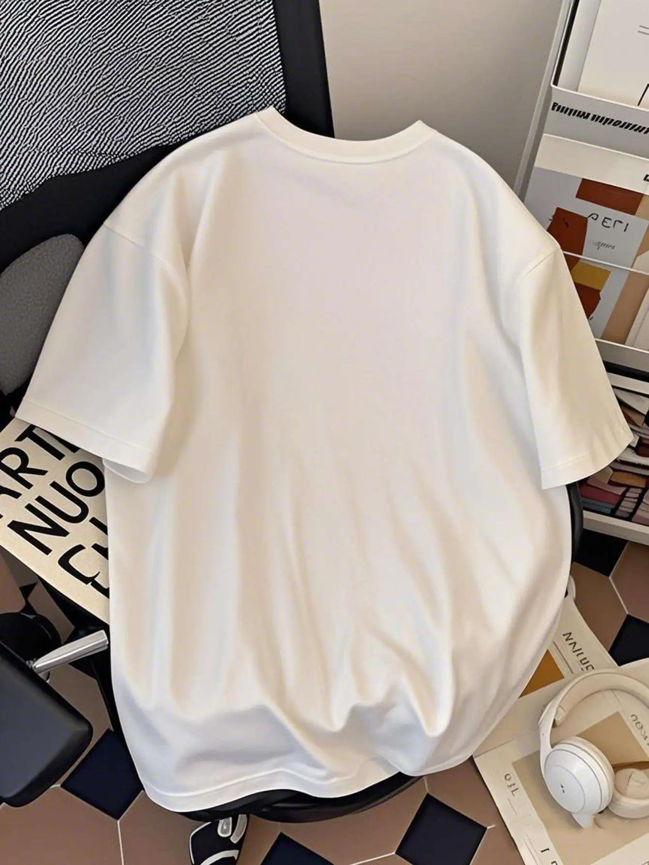 PRIVATHINKER Camiseta gráfica casual de algodón para hombre - Estampado "The Steel Racers Live Free", corte holgado