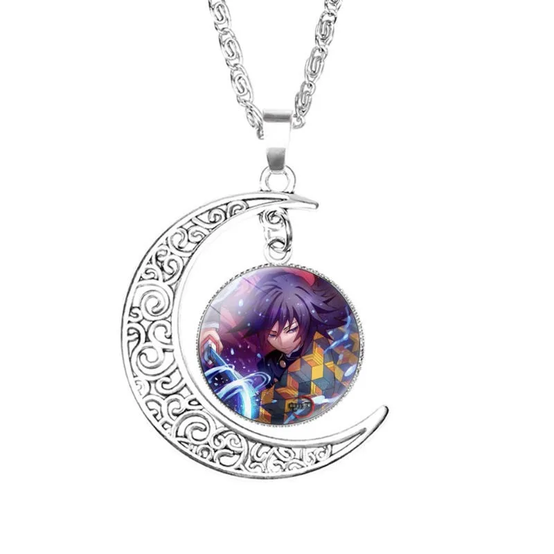 Demon slayer anime dos desenhos animados mercadoria nezuko agatsuma zenitsu colar moda personalizado versátil na moda colar para meninas
