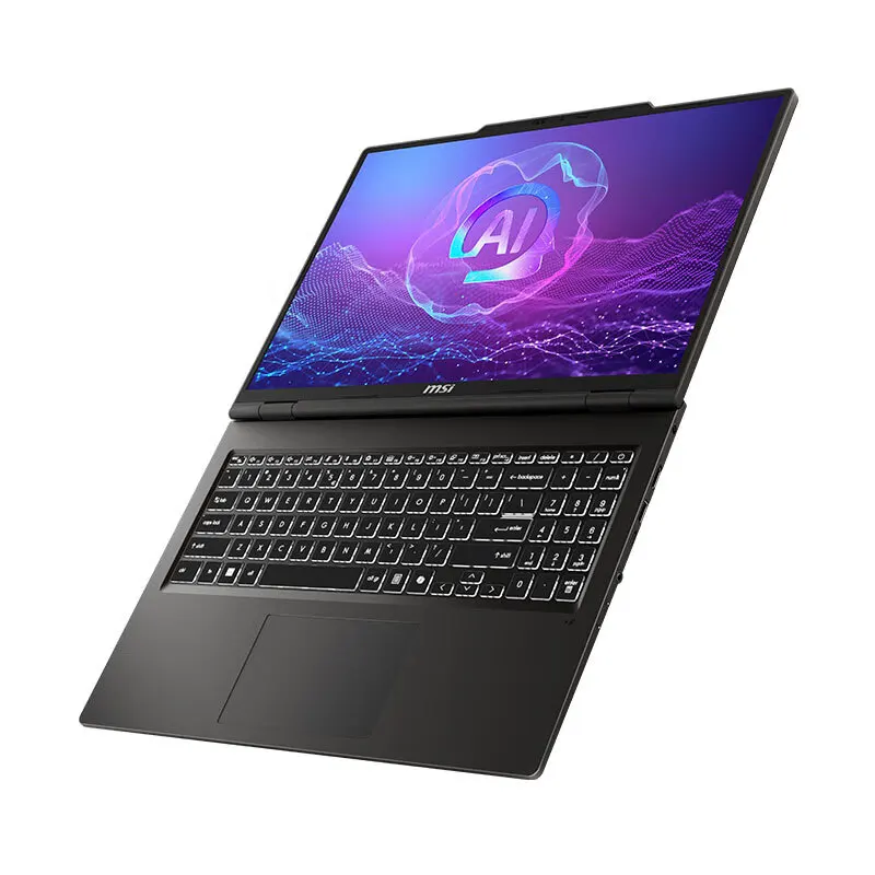 2025 MSI Venture A16 AI + كمبيوتر محمول 16 بوصة 2K 120 هرتز شاشة OLED نتبووك AMD Ryzen AI 7 H350 CPU 16GB 512GB AMD Radeon 860M Graphics