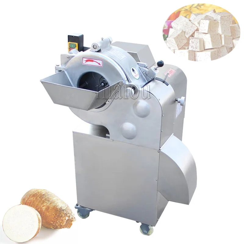 

Electric Vegetable Cube Dicer Commercial Cutter Compact Onion Dice Cut Carrot Tomato Diced Machine