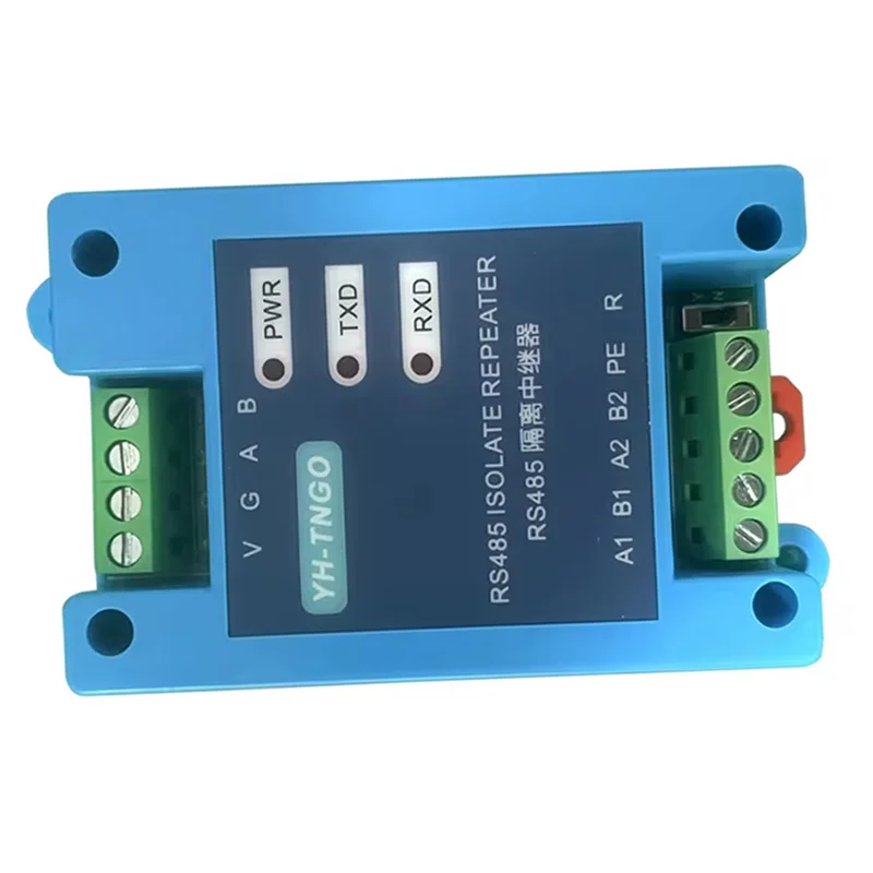 WORTHOWN-2X YH-TNGO 485 مكرر Hub 2-Port Rs485 وحدة عزل الاتصالات مكبر صوت أحادي