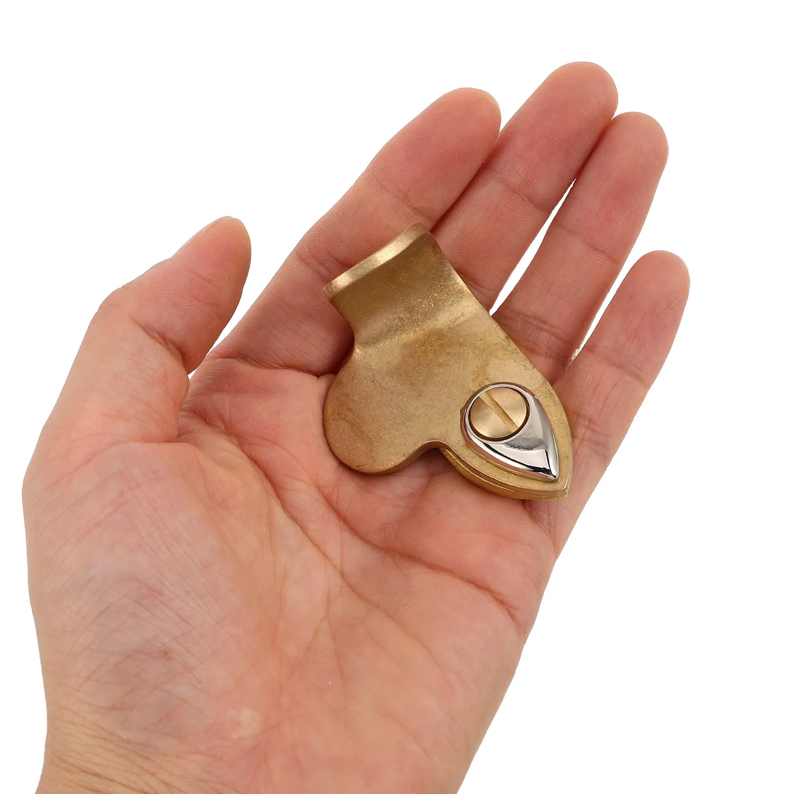 Metal Thumb Holder Brass Sax Thumb Hook Rest Holder Saxophone Finger Rest for Soprano Alto and Tenor Saxophones Performance