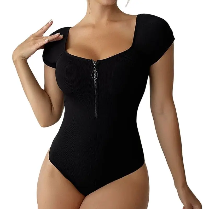 Summer One-Piece Large Size Swimwear Push Up Women Plus Size Swimsuit Closed Body Female Bathing Suit For Pool Beach Wear 2024