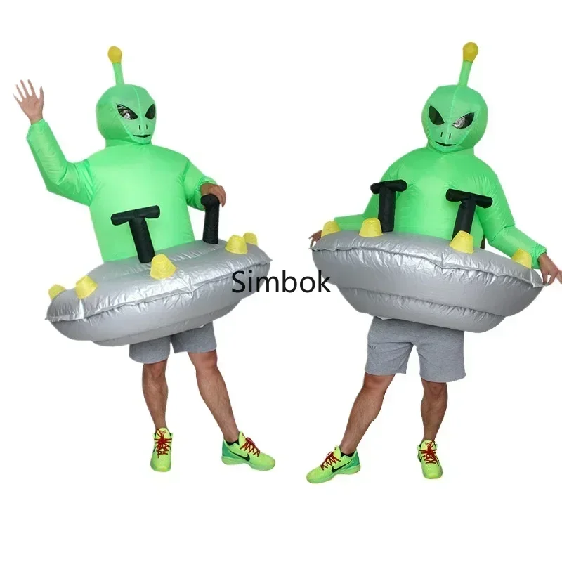 Christmas Inflatable Costume UFO Alien Funny Holiday Performance Party Cosplay Alien Inflatable Costume