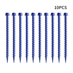 Ground Spikes Tent Pegs Hiking Length Mountaineering Outdoor PP Plastic Pitch Plastic 10pcs Practical 26.6 Secure