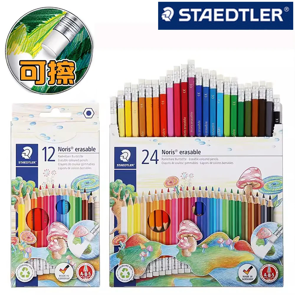 

Немецкий стираемый цветной карандаш STAEDTLER 144 50NC12 24 Дизайн Рисование граффити цветные свинцовые художественные канцелярские принадлежности Школьные принадлежности